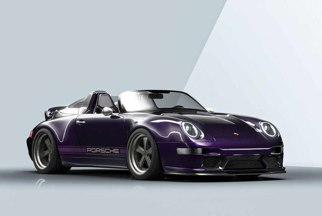 Viola Metallic Gunther Werks Porsche 993 Speedster