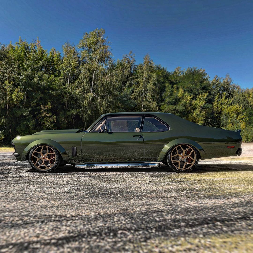 Chevy Nova Restomod with Tubed Exhaust