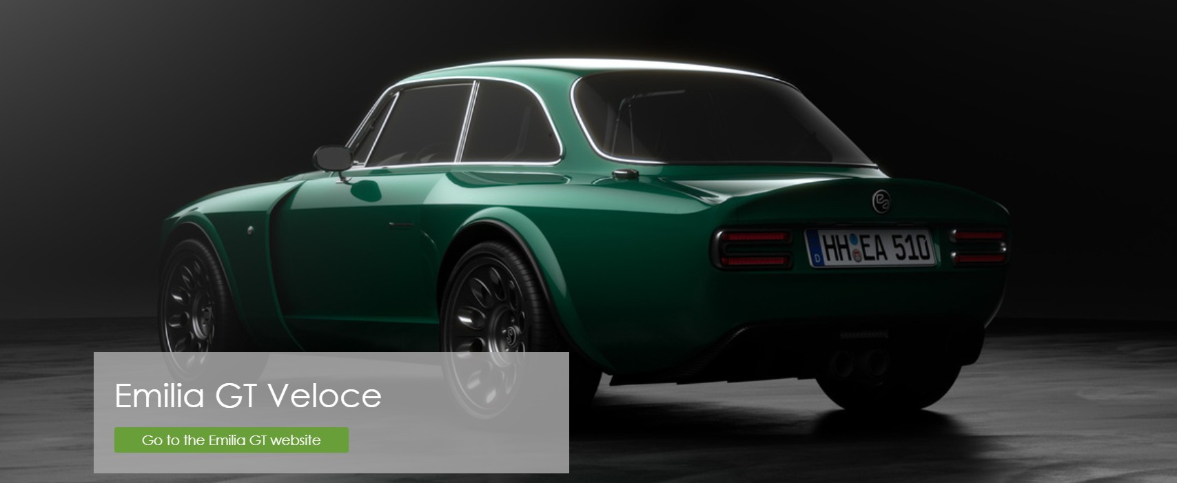 Emilia GT Veloce Restomod Alfa Romeo Giulia
