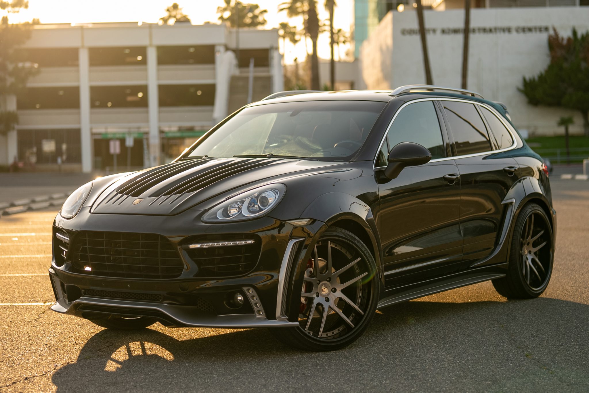 2013 Porsche Cayenne S with Wald Black Bison Kit