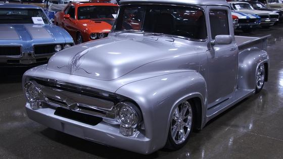 Twin-Procharged 1956 Ford F-100 Muscle Truck