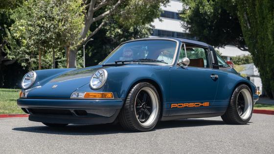 1991 Porsche 911 Carrera 4 Targa "Blueberry" by Singer