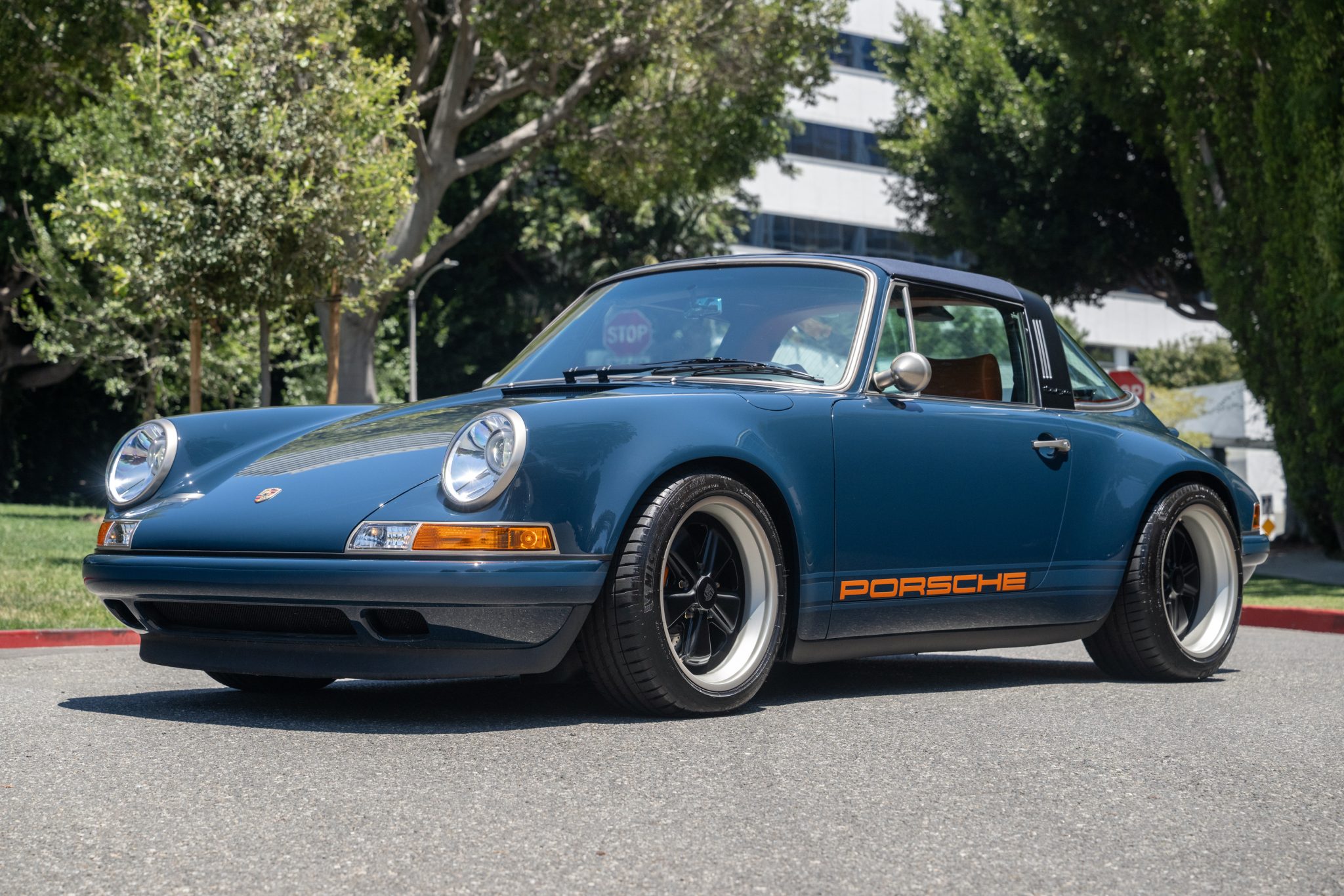 1991 Porsche 911 Carrera 4 Targa "Blueberry" by Singer