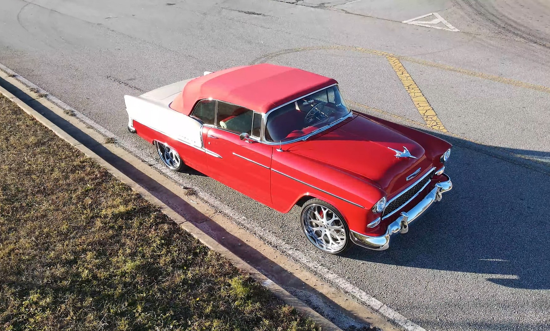 LS3-Powered 1955 Chevrolet Bel Air Restomod with Forgiato Wheels