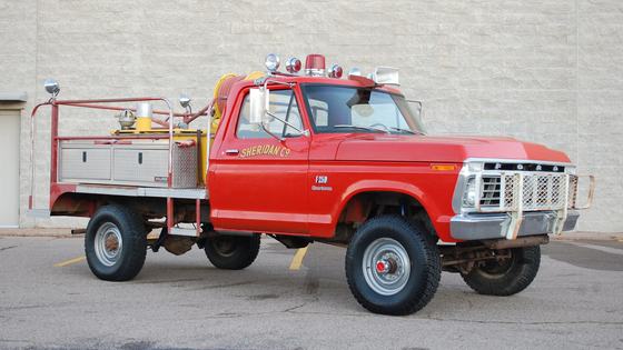 1973 Ford F-250 Custom Highboy Fire Truck