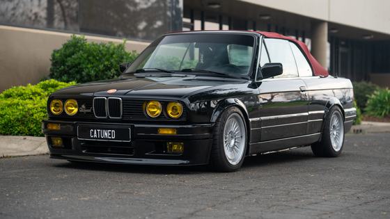 Rebuilt BMW E30 Mtech2 Convertible by CAtuned
