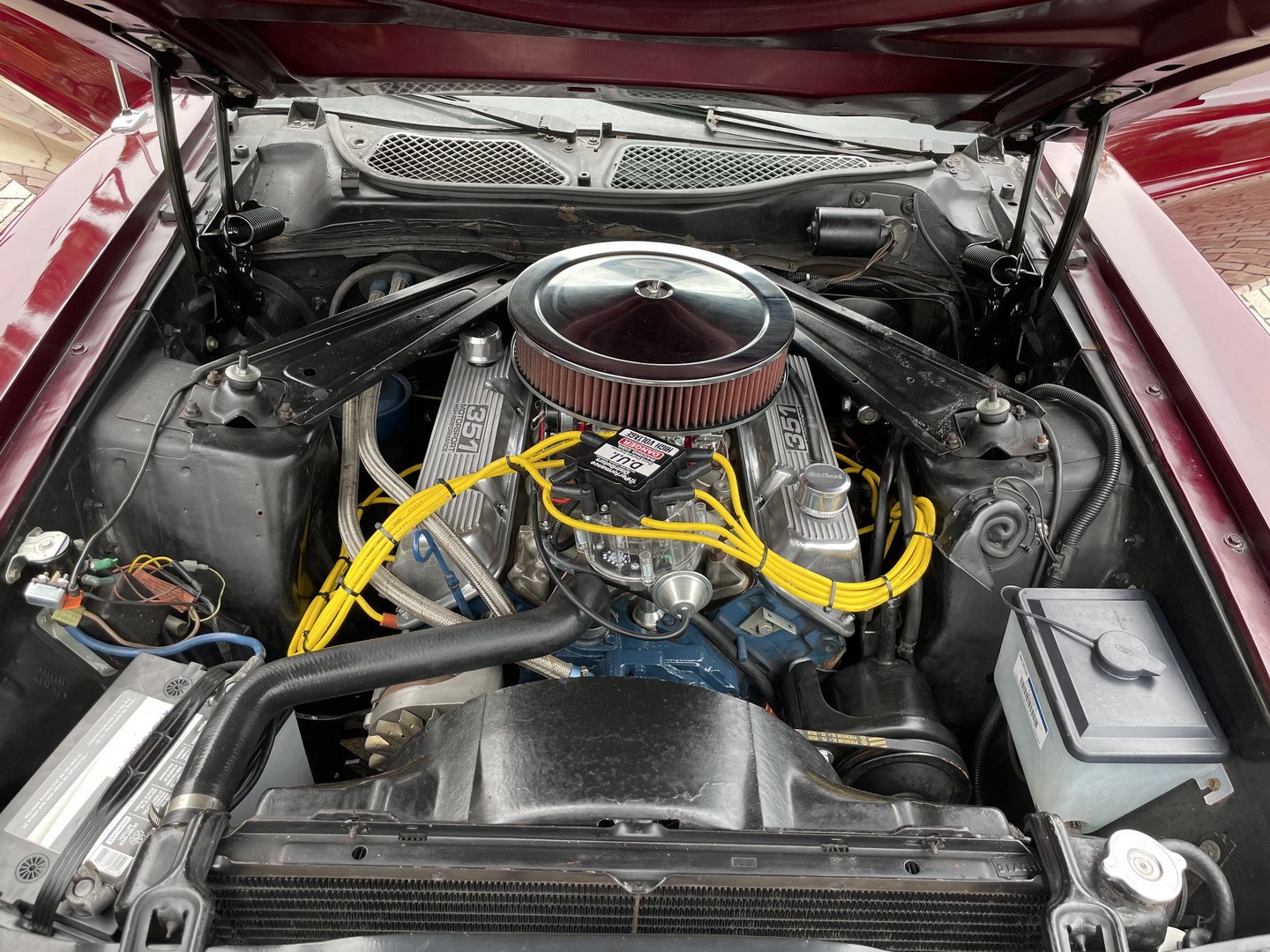 1971 Ford Mustang 351 Convertible with Burgundy Metallic Finish