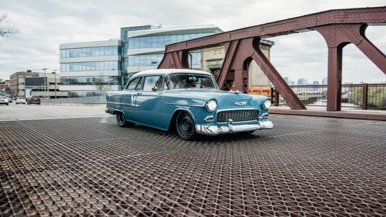 1000hp Turbocharged 1955 Chevy 2-Door Post