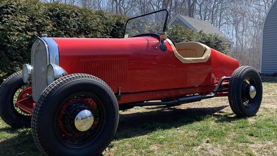 1929 Ford Model A Custom Aluminum Boattail Roadster