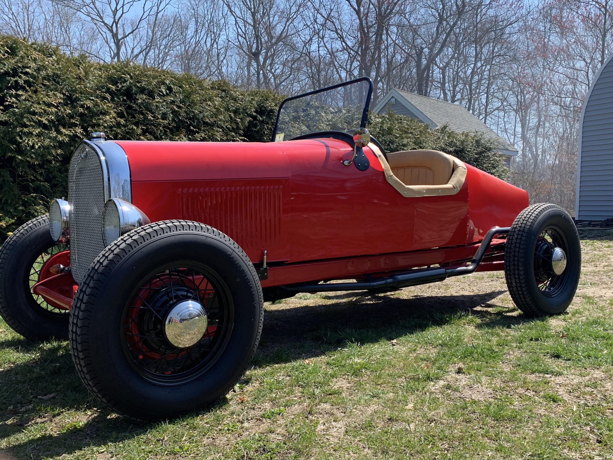 1929 Ford Model A Custom Aluminum Boattail Roadster