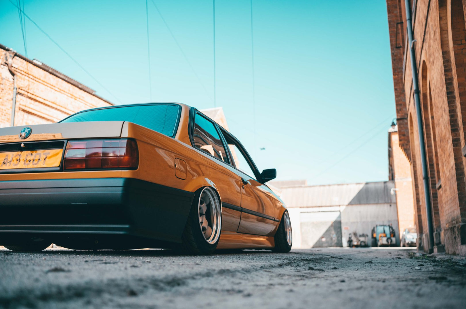 B48-Swapped BMW E30 in Bahama Gold