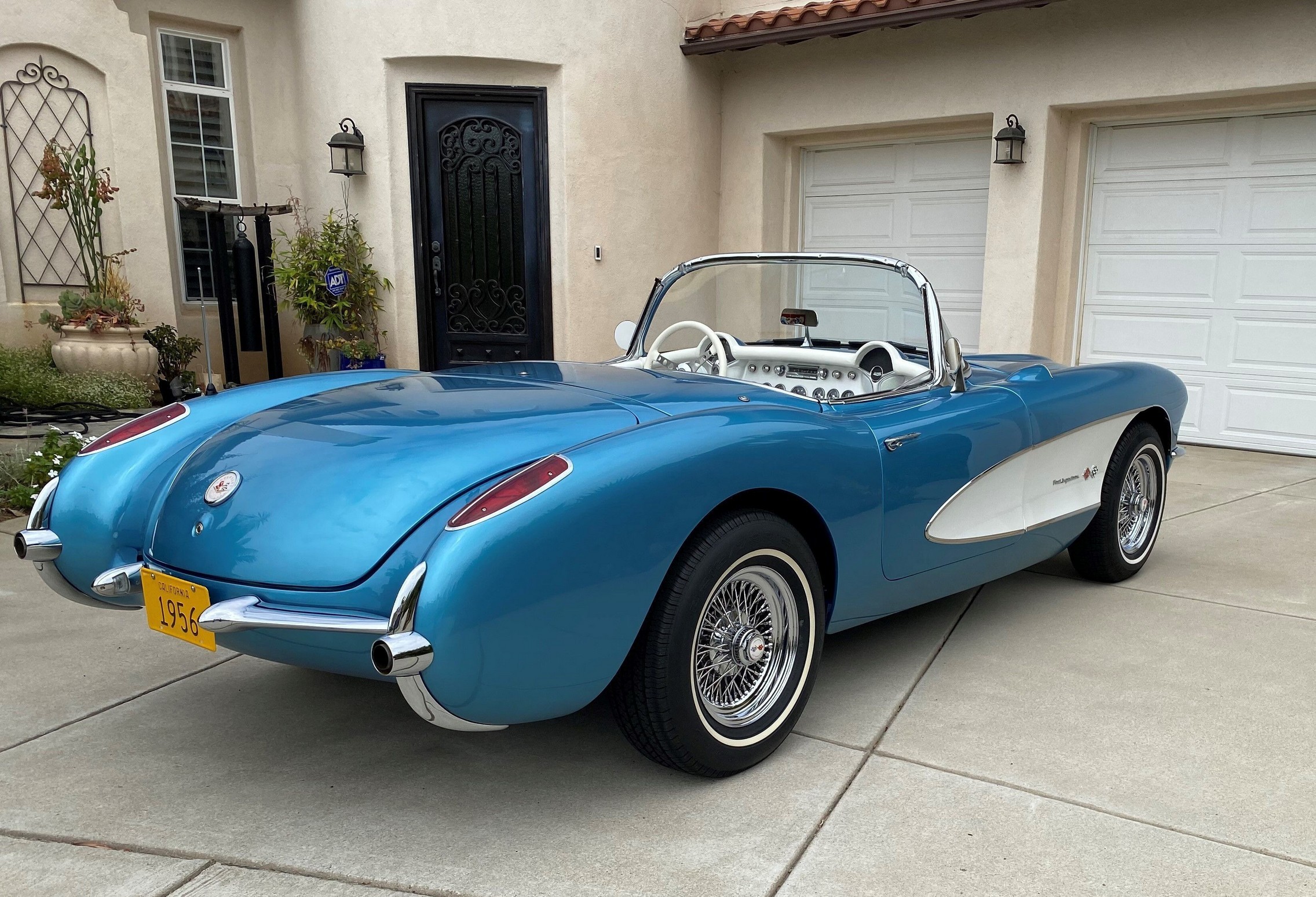 385hp Nassau Blue 1956 Chevrolet Corvette Restomod