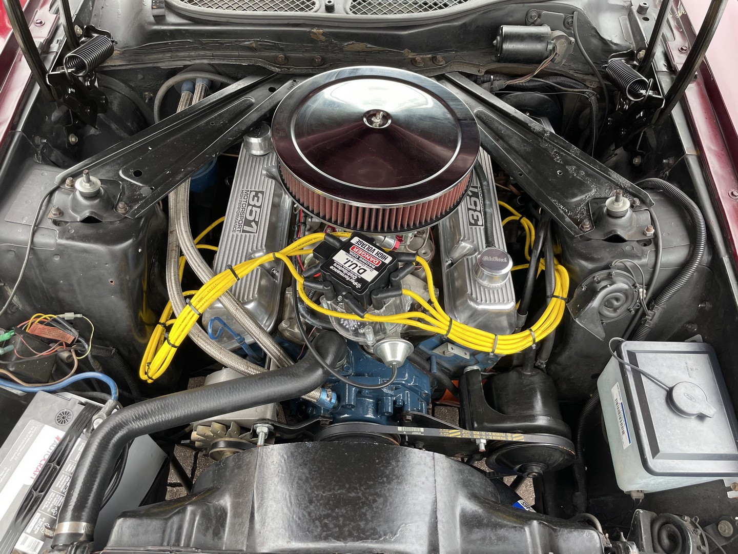 1971 Ford Mustang 351 Convertible with Burgundy Metallic Finish