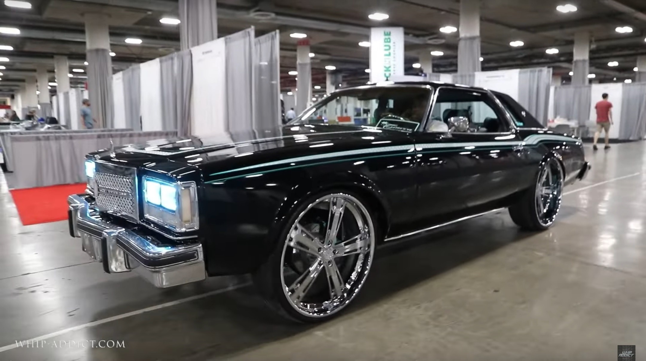 Blinged-Out 1976 Buick Regal with 26-Inch Chrome Wheels