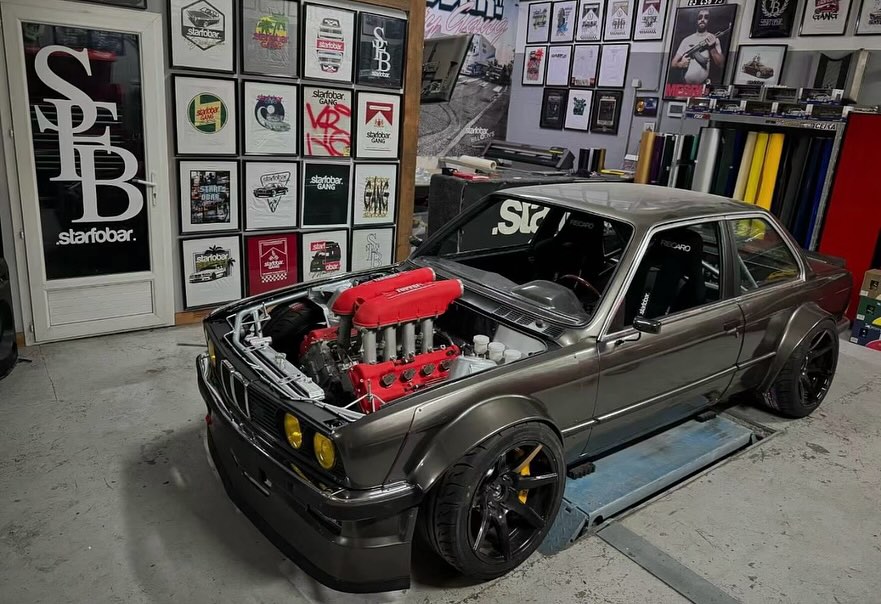 Ferrari Engine Swapped BMW E30