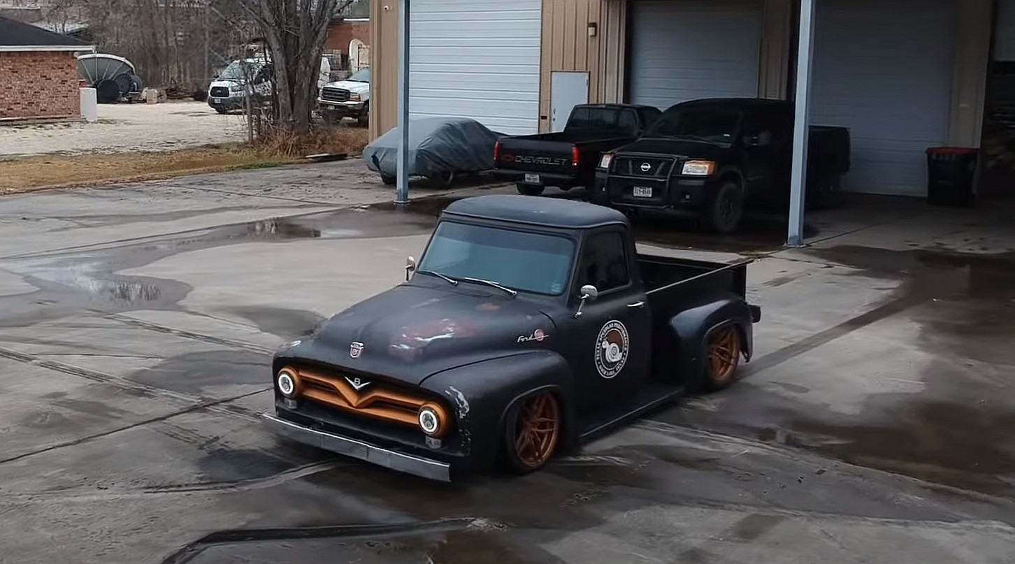Procharged Coyote-Powered 1955 Ford F-100