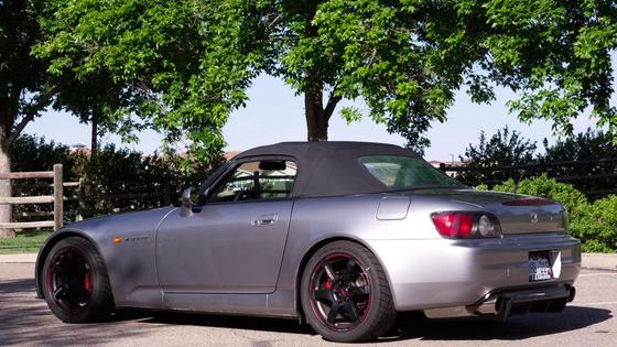 Modified 2001 Honda S2000 with Volk Racing Wheels