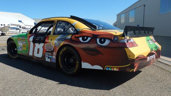 2010 Toyota Camry NASCAR Race Car "#18 M&Ms"