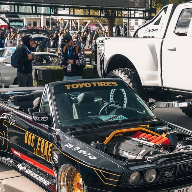 S52-Powered LTO widebody BMW E30 Convertible