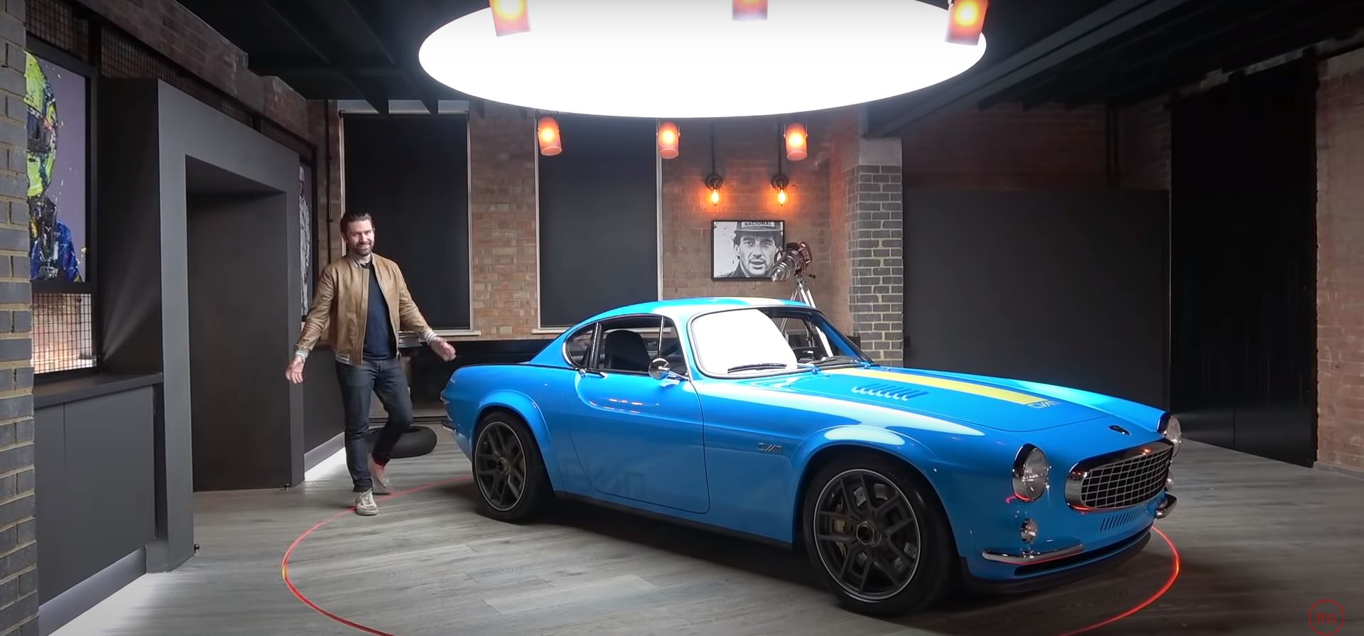 420hp Volvo P1800 Cyan Restomod