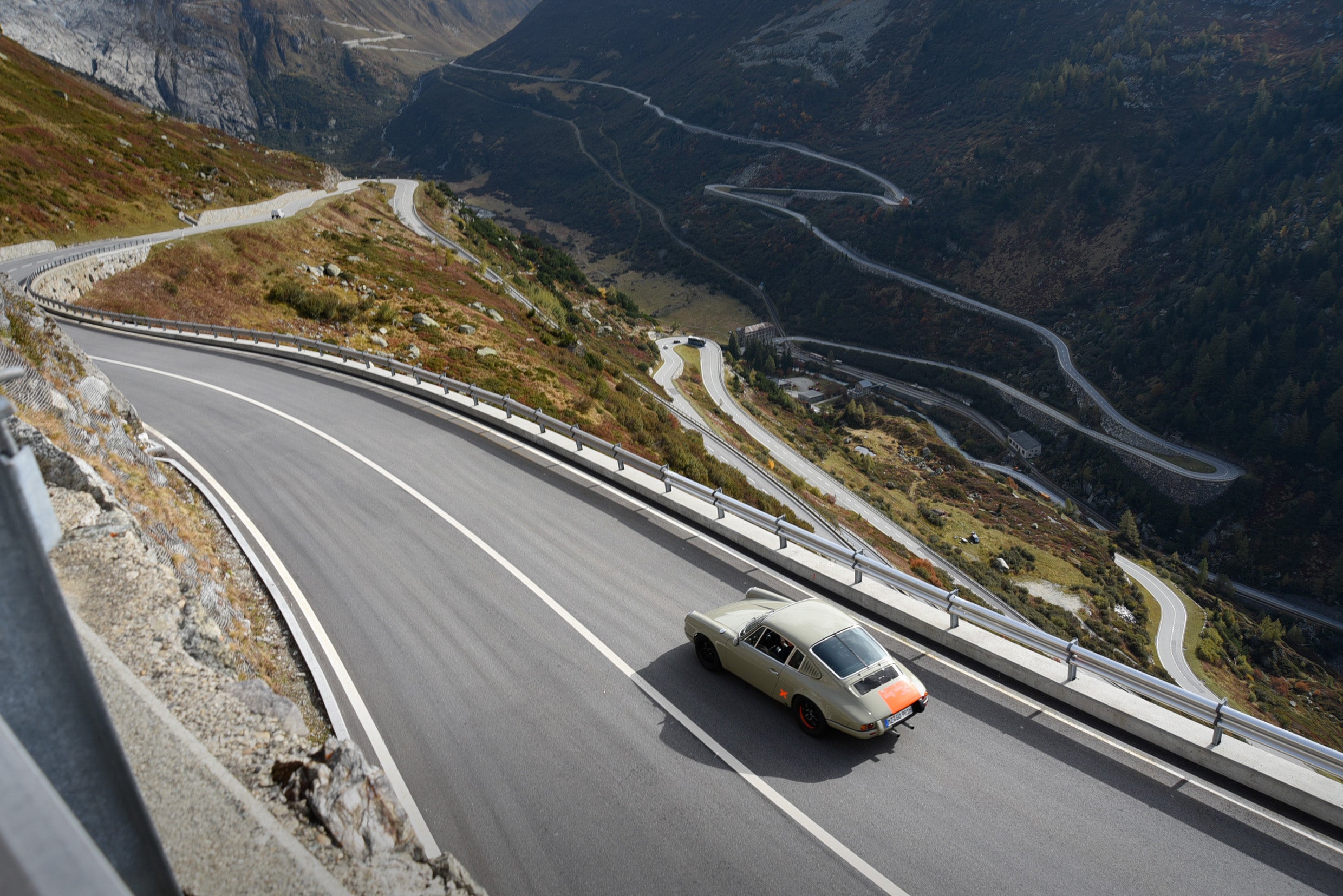 Hot-Rodded Porsche 911 in the Swiss Alps