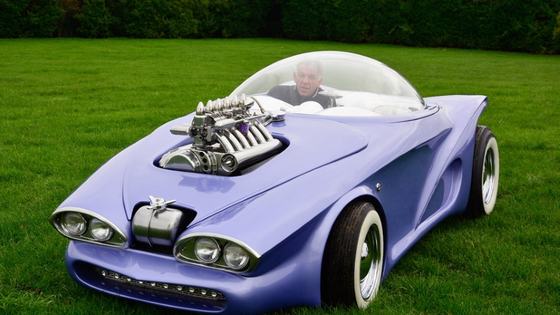Custom Cosmotron Bubble Car by Paul Bacon