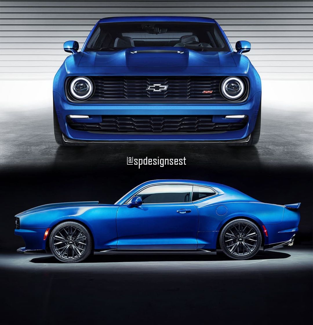 Modernized 1967 Chevrolet Camaro Rendering