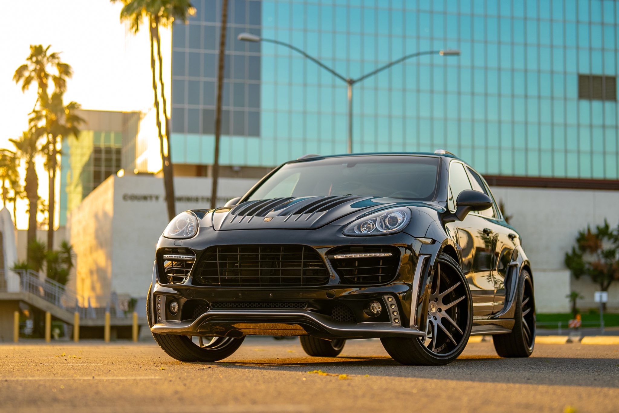 2013 Porsche Cayenne S with Wald Black Bison Kit