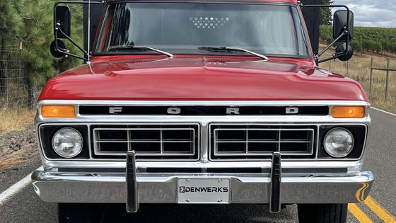 1977 Ford F-350 Custom Dually Flatbed Dump Truck