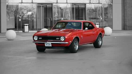 Restored 1968 Chevrolet Camaro with Flowmaster Exhaust