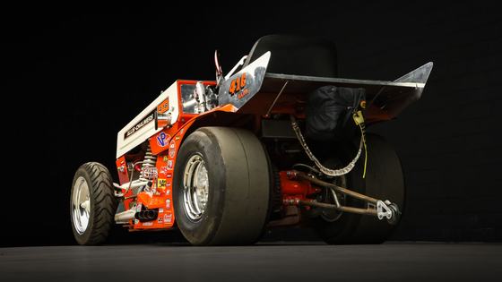 Nitro-Powered Allis-Chalmers 416 Lawn Tractor Dragster
