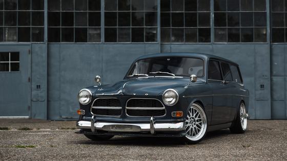 Volvo Amazon Wagon on BMW E30 Chassis