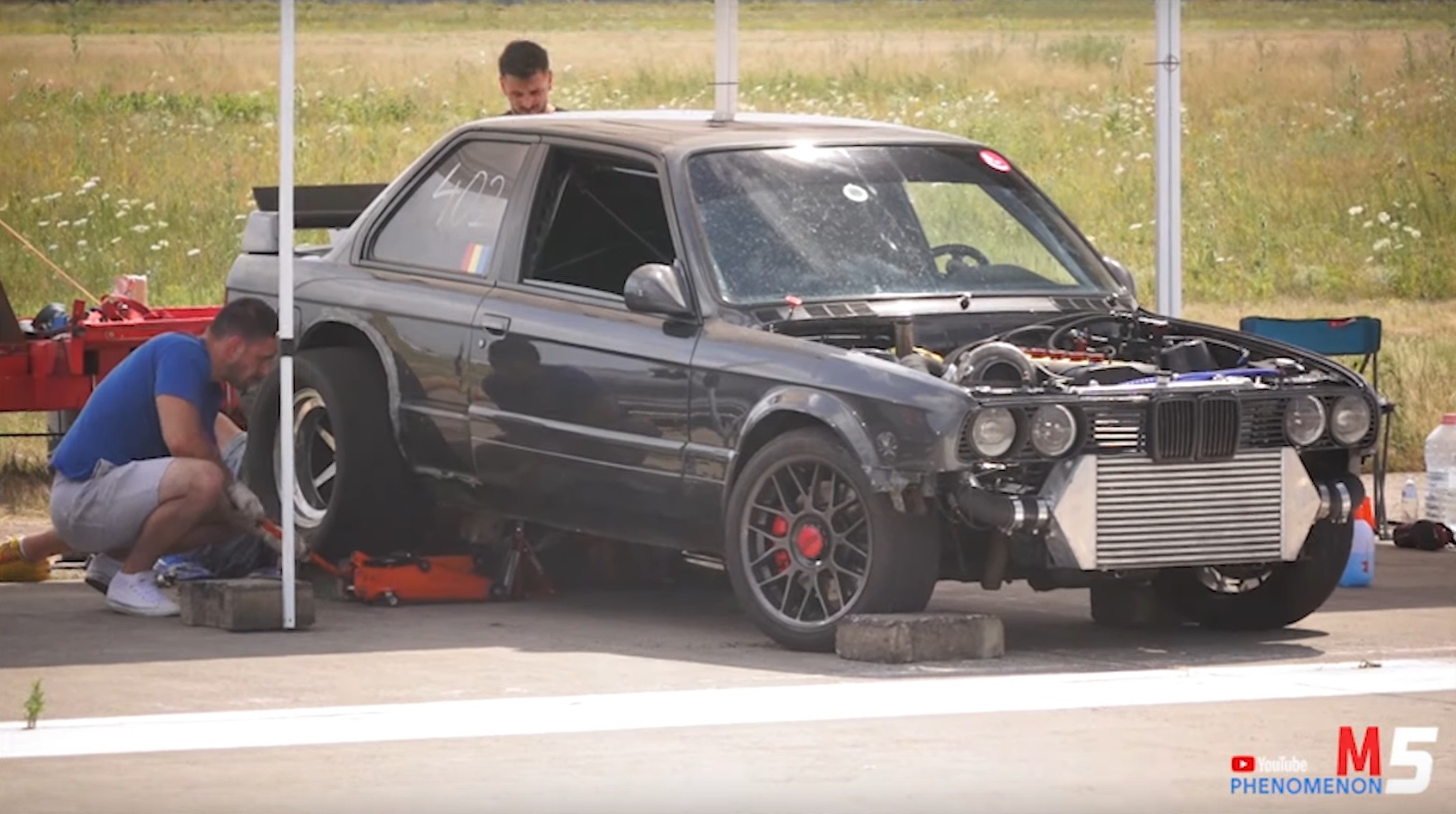 1000hp 2JZ-Powered BMW E30 Drag Car