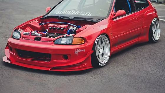 Rocket Bunny Styled Honda Civic EG Hatch