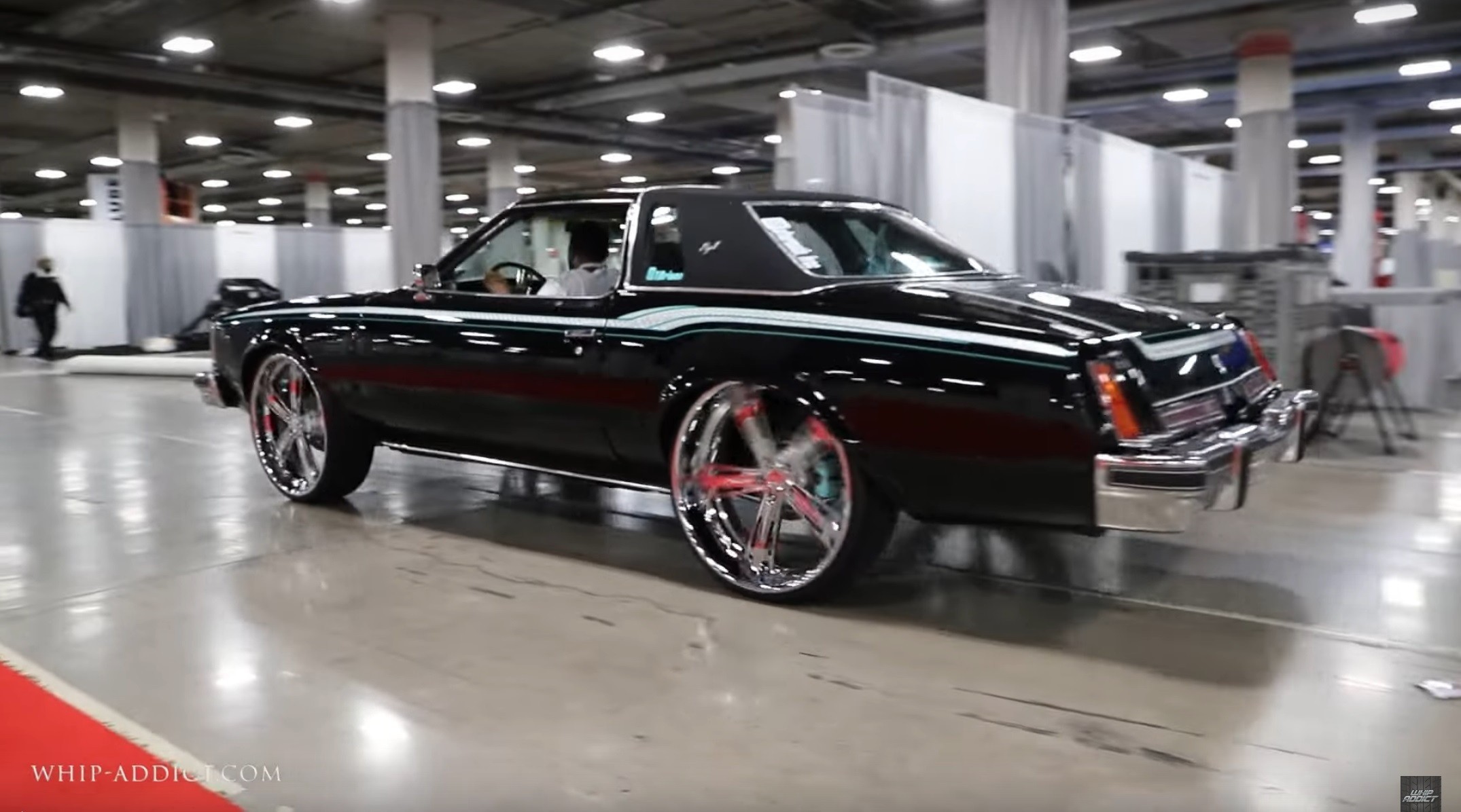 Blinged-Out 1976 Buick Regal with 26-Inch Chrome Wheels