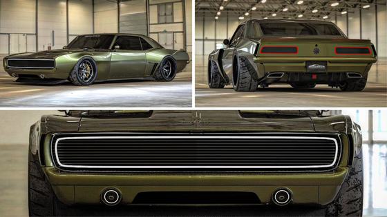 Rendered 1969 Chevy Camaro Restomod Concept