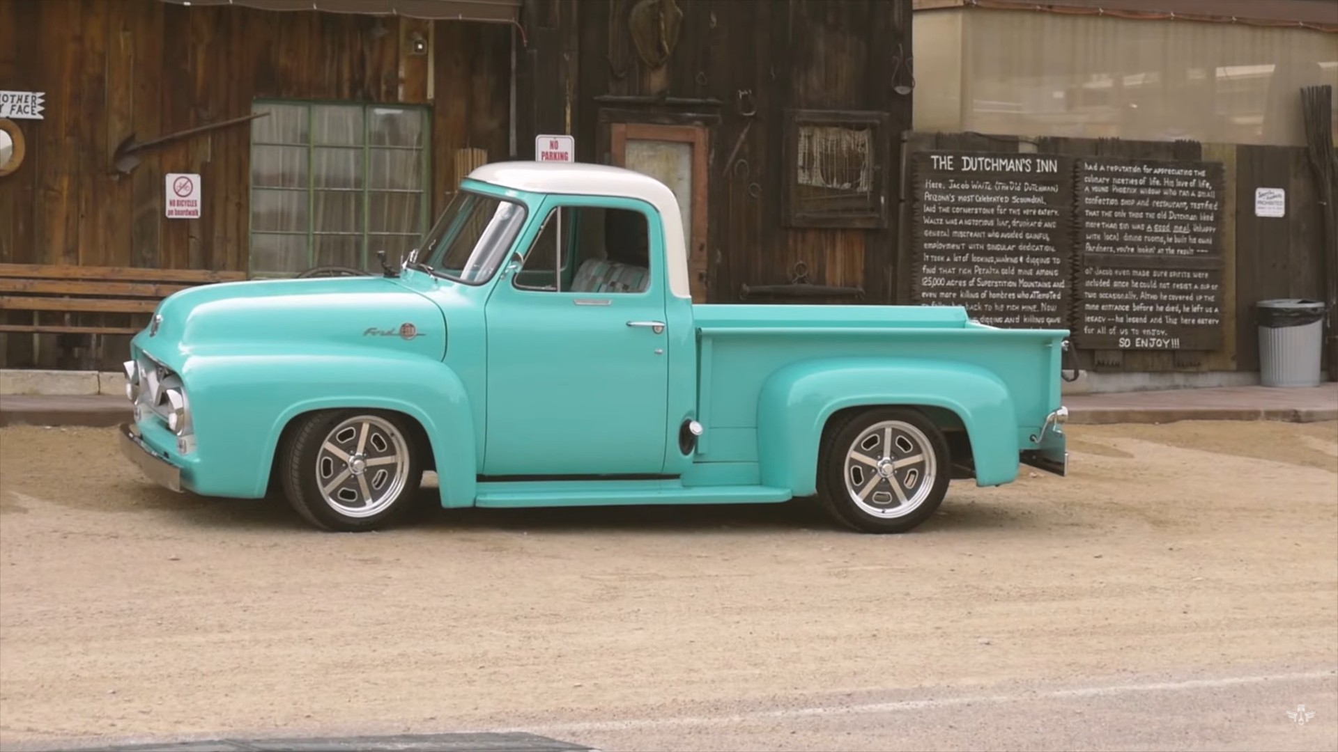 Coyote-Swapped 1955 Ford F-100 by Fat Fender Garage