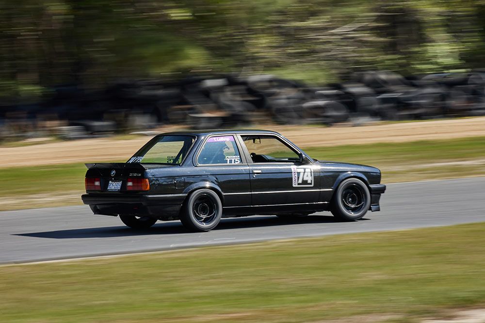 BMW E30 Track Car with Motorsport Group N Coilovers