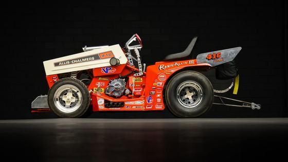 Nitro-Powered Allis-Chalmers 416 Lawn Tractor Dragster