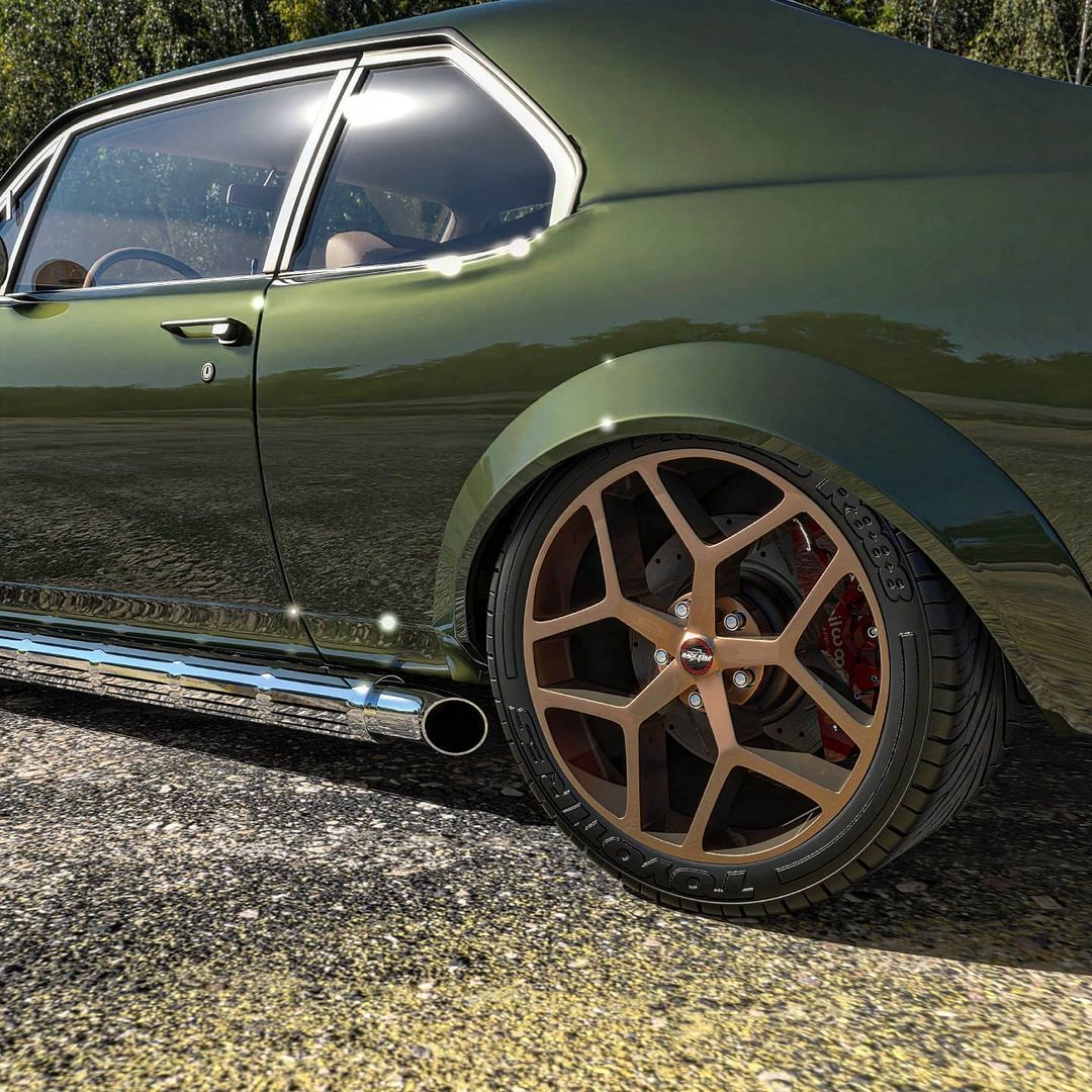 Chevy Nova Restomod with Tubed Exhaust