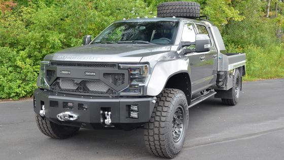 2022 Ford F-550 Super Duty Lariat Crew Cab Flatbed "Super Single" by Owner