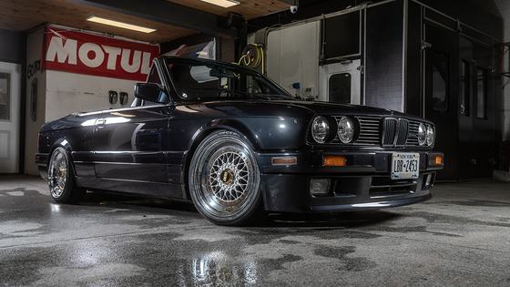 MTech 2 BMW E30 Cabriolet with CAtuned Coilovers