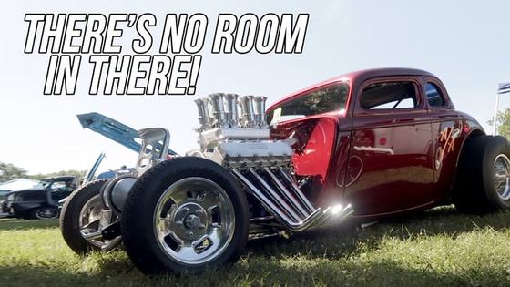 Big Block Powered Low-boy Coupe at Hot Rod Reunion