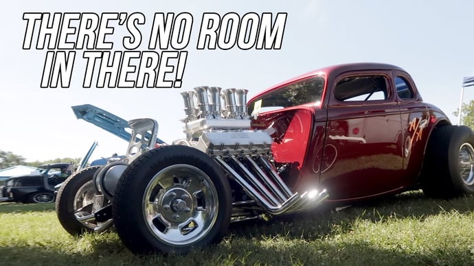 Big Block Powered Low-boy Coupe at Hot Rod Reunion