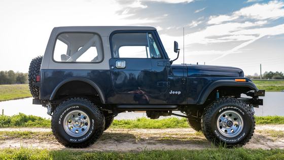 Modified 1985 Jeep CJ-7 with Rubicon Lift