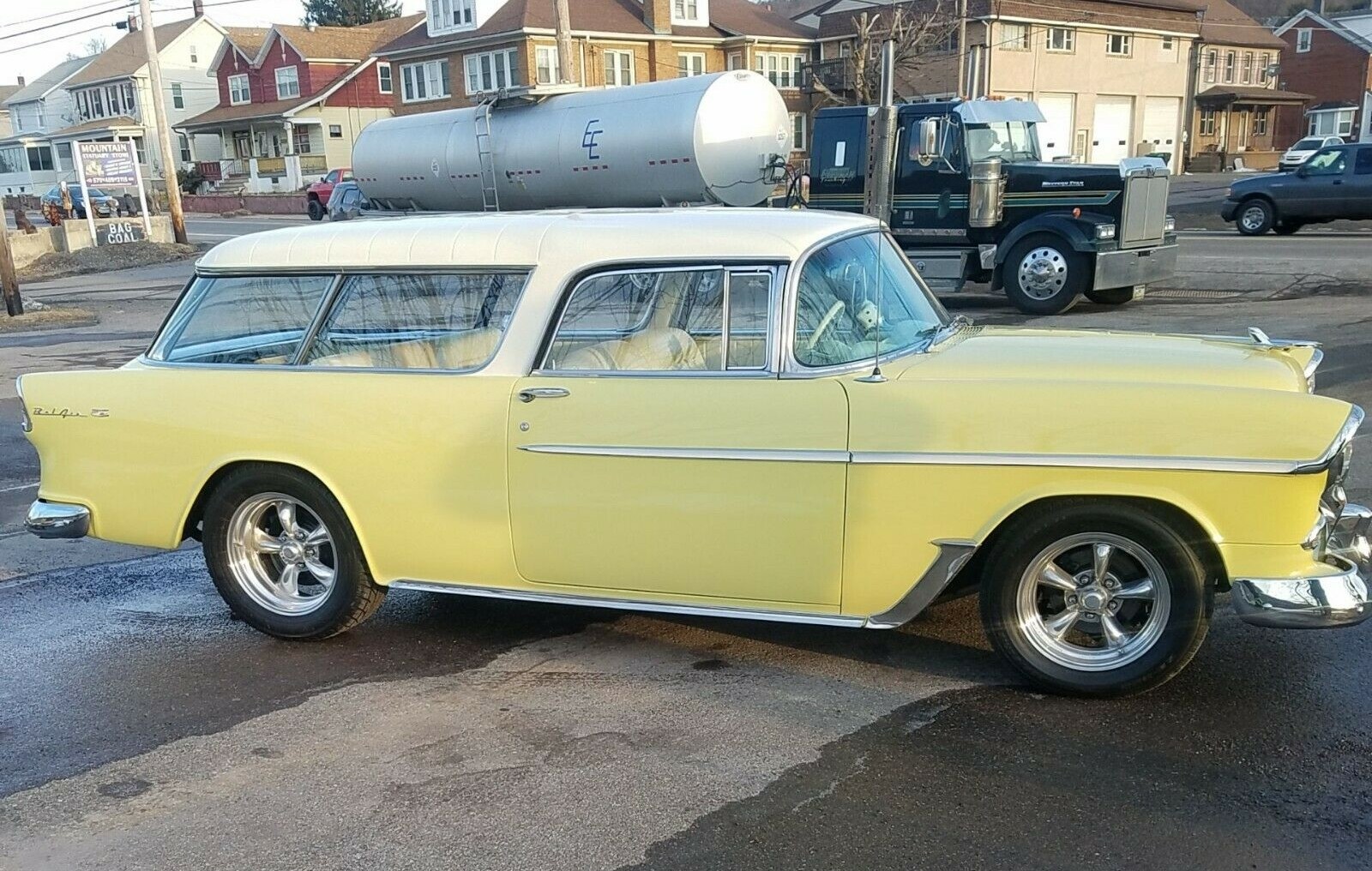 Restomod 1955 Chevrolet Nomad with Modern V8