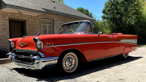 5.7-Liter V8 Chevrolet Bel Air Convertible