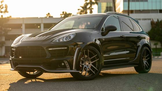 2013 Porsche Cayenne S with Wald Black Bison Kit