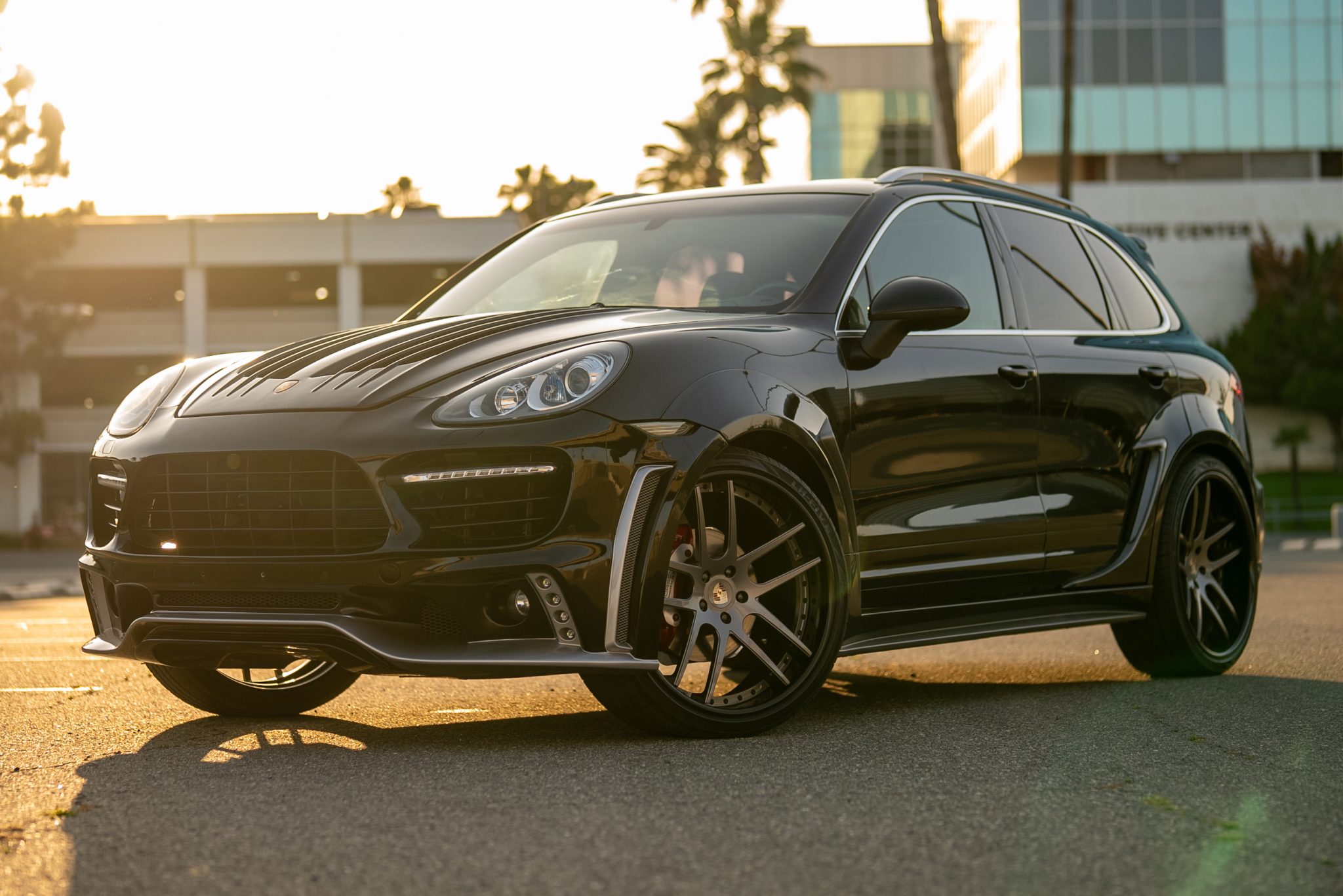2013 Porsche Cayenne S with Wald Black Bison Kit
