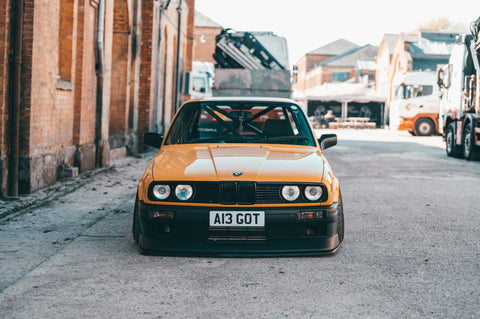 B48-Swapped BMW E30 in Bahama Gold